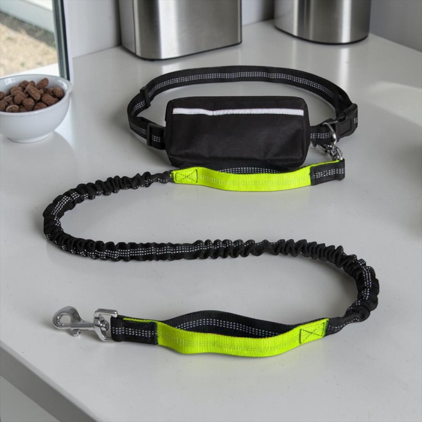 Hands-Free Waist Belt Dog Leash