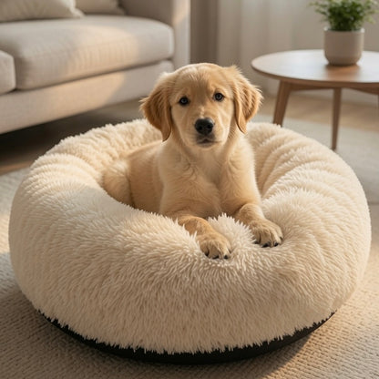 UltraPlush Calming Donut Pet Bed
